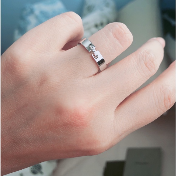 💯Auth! CHAUMET Liens Evidence 18 carat white gold ring - Picture 3 of 12